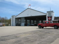 Joseph A. Hardy Connellsville Airport (VVS) - The hanger should be able to assist all that may fly in should the Slots show up at Seven Springs resort - by Herb Harris