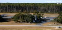 First Flight Airport (FFA) - The actual airport facility seen from the Memorial Pylon - by Paul Perry