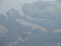 Cecil County Airport (58M) - Flying over enroute from PHL to DCA 10,000 ft - by Sam Andrews