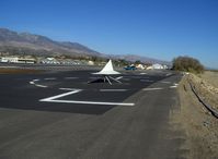 Santa Paula Airport (SZP) - SZP's Wind TEE, Resurfaced and Re-Marked with Traffic Pattern - by Doug Robertson