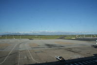Cape Town International Airport - deserted ramp at Cape Town, South Africa - by Pete Hughes