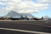 Ysterplaat AFB - Ysterplaat airfield and Table Mountain, Cape Town South Africa - by Pete Hughes