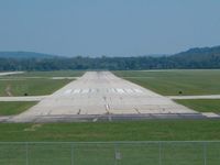 Cincinnati Municipal Airport Lunken Field Airport (LUK) - A view of runway 7 from the park next door. - by IndyPilot63