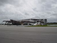St Lucie County International Airport (FPR) - Hanger @ KFPR after Tornado visit - by Peter Broom