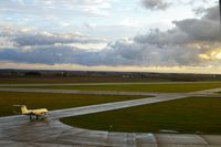 The Eastern Iowa Airport (CID) - Looking SSW from control tower.  Ry13 and Ry9. - by Glenn E. Chatfield