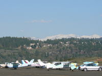 Placerville Airport (PVF) - Sierra Nevada behind an approaching plane into Placerville. - by Discombobulato