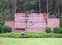 Hurlburt Field Airport (HRT) - Entrance Sign - by Timothy Aanerud
