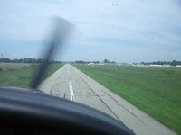 Greensburg Municipal Airport (I34) - Landing 36 in a Caravan after dropping off skydivers. - by IndyPilot63