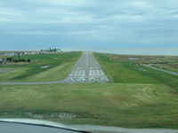 Tingo María Airport - very short final.  Don't forget the hump. - by Sam Andrews