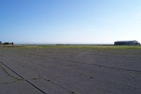 Tangier Island Airport (TGI) - Parking lot, cables to tie down to, grass can be slop, watch for geese - by Robert Thomas