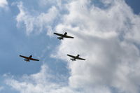 De Kalb Taylor Municipal Airport (DKB) - T-6 formation flight - by Mark Pasqualino