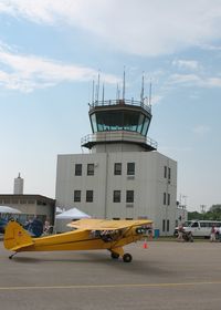 Crystal Airport (MIC) - Arrival at Crystal Airport Open House & Fly-In - by Timothy Aanerud