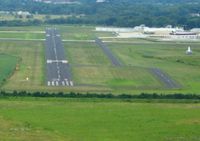West Bend Municipal Airport (ETB) - Short final for 31 at West Bend, WI - by Bob Simmermon