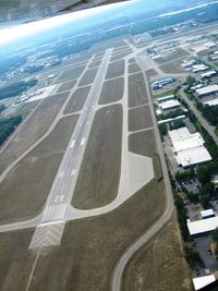 Cherry Capital Airport (TVC) - Looking west down RWY 28 - by Bob Simmermon