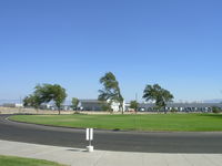 General Wm J Fox Airfield Airport (WJF) - WJF IS ALWAYS WINDY SO TREES AT ENTRANCE TILT LIKE THIS. - by COOL LAST SAMURAI