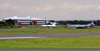 Woodford Aerodrome Airport, Stockport, England United Kingdom (EGCD) - Woodford Airfield , Manchester UK  ( former Bae146s and ATP production site) - by Terry Fletcher