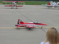 Bellefontaine Regional Airport (EDJ) - Sean Saddler's RC jets at Airfest 2007 - Bellefontaine, OH - by Bob Simmermon