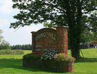 Spring Hill Airport (70N) - Welcome to Spring Hill. - by Daniel L. Berek