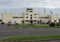 Shoreham Airport, Shoreham United Kingdom (EGKA) - Road approach to Shoreham Airport - by Terry Fletcher