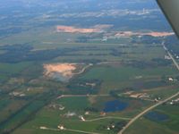 Fox River Airport (96C) - Looking east from 3500' - by Bob Simmermon