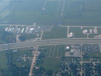 Fond Du Lac County Airport (FLD) - Another reason I like to fly - airfield is less complicated than the highway nearby. - by Bob Simmermon