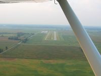 Starke County Airport (OXI) - Looking south at RWY 18 - by Bob Simmermon