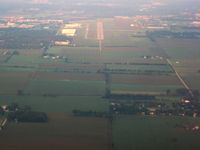 Porter County Regional Airport (VPZ) - Looking west from 3500' - by Bob Simmermon