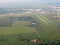 Porter County Regional Airport (VPZ) - Looking south from 3500' - by Bob Simmermon