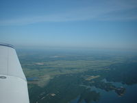 Lake Murray State Park Airport (1F1) - Flying North over Lake Murray looking West - by B.Pine