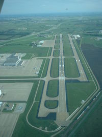 Fort Worth Alliance Airport (AFW) - Great shot of the two runways at AFW - by B.Pine