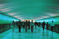 Detroit Metropolitan Wayne County Airport (DTW) - light tunnel - by Florida Metal