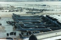 Chicago O'hare International Airport (ORD) - American Airlines terminal viewed from the old control tower - by Glenn E. Chatfield