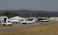 Cartersville Airport (VPC) - Nice view of the aviation mix at Cartersville - by Terry Fletcher