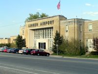 Cincinnati Municipal Airport Lunken Field Airport (LUK) - The Classic Terminal Building at Lunken - by Terry Fletcher