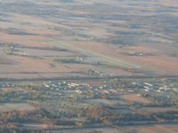 Hendricks County-gordon Graham Fld Airport (2R2) - From 4500' on a frosty fall morning - by Bob Simmermon