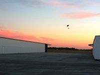 Greenville Airport (GRE) - Powered parachute enjoying a nice fall evening. - by Bob Simmermon