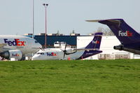 Vancouver International Airport, Vancouver, British Columbia Canada (YVR) - Fed Ex fleet at YVR summer 2007 - by metricbolt