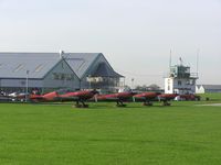 Sywell Aerodrome Airport, Northampton, England United Kingdom (EGBK) - General view with The Blades lined up - by Simon Palmer