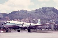 Hong Kong International Airport, Hong Kong Hong Kong (HKG) - PAA DC-6 in 1967,HKG Kai Tak airport - by metricbolt