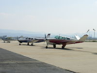 San Bernardino International Airport (SBD) - Skyhawk, Saratoga, and Bonanza at Blue's Parking - by COOL LAST SAMURAI