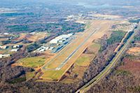 Concord Regional Airport (JQF) - Concord Airport Looking North - by Fred Voss