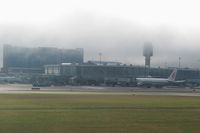 Vancouver International Airport, Vancouver, British Columbia Canada (YVR) - Fog over YVR - by Michel Teiten ( www.mablehome.com )