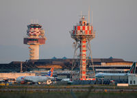 Leonardo Da Vinci International Airport (Fiumicino International Airport) - ATC radar and ATC-Tower, Fiumicino International Airport (Leonardo Da Vinci). - by Jorge Molina