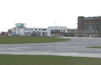 Cranfield Airport, Cranfield, England United Kingdom (EGTC) - Cranfield Tower , Apron and Buidings - by Terry Fletcher