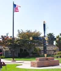 Santa Barbara Municipal Airport (SBA) - Marine memorial - by Mike Madrid