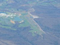 Mc Creary County Airport (18I) - Looking SW from 9000' - by Bob Simmermon