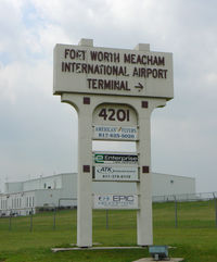 Fort Worth Meacham International Airport (FTW) - Mecham Field sign - by Zane Adams