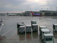 Bradley International Airport (BDL) - terminal A with Delta and Southwest flights scheduled to depar - by SC