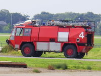 Hawarden Airport, Chester, England United Kingdom (EGNR) - Hawarden fire truck - by chrishall