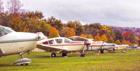 Gastons Airport (3m0) - Ozark Fall Color At Gaston's - by Jim Gaston